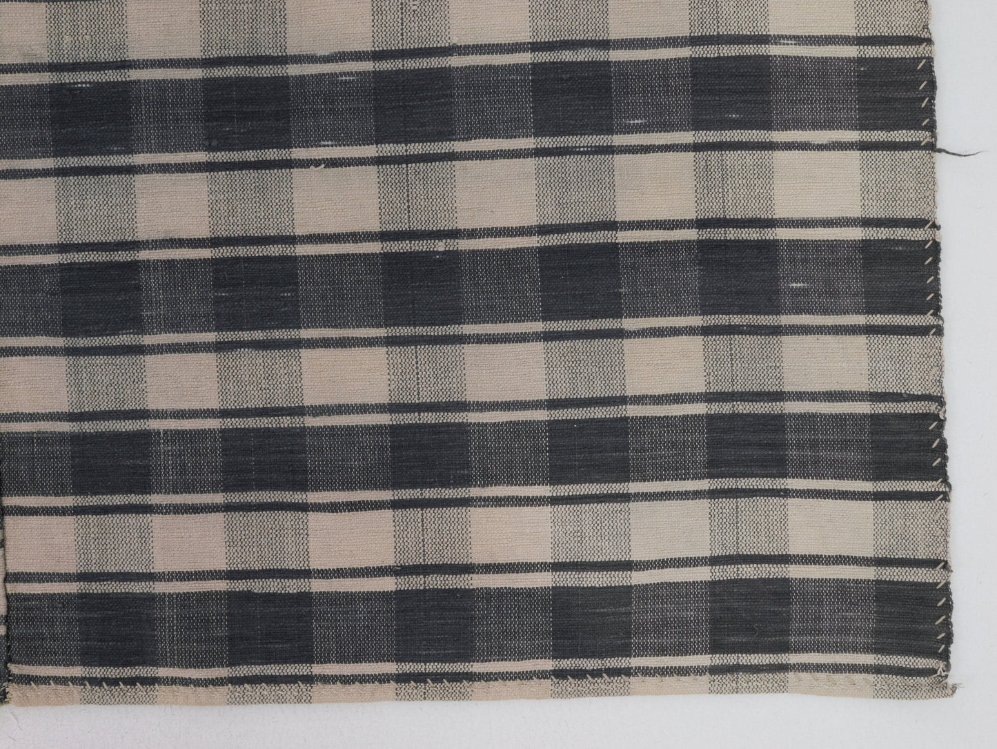 Vintage Handmade Kilim Rug, Turkish Plaid Kilim Rug, Area Striped Kilim Rug, Rug Kilim 6x9, Bohemian Rug, Living Room Rug, Wool Rug, 11844
