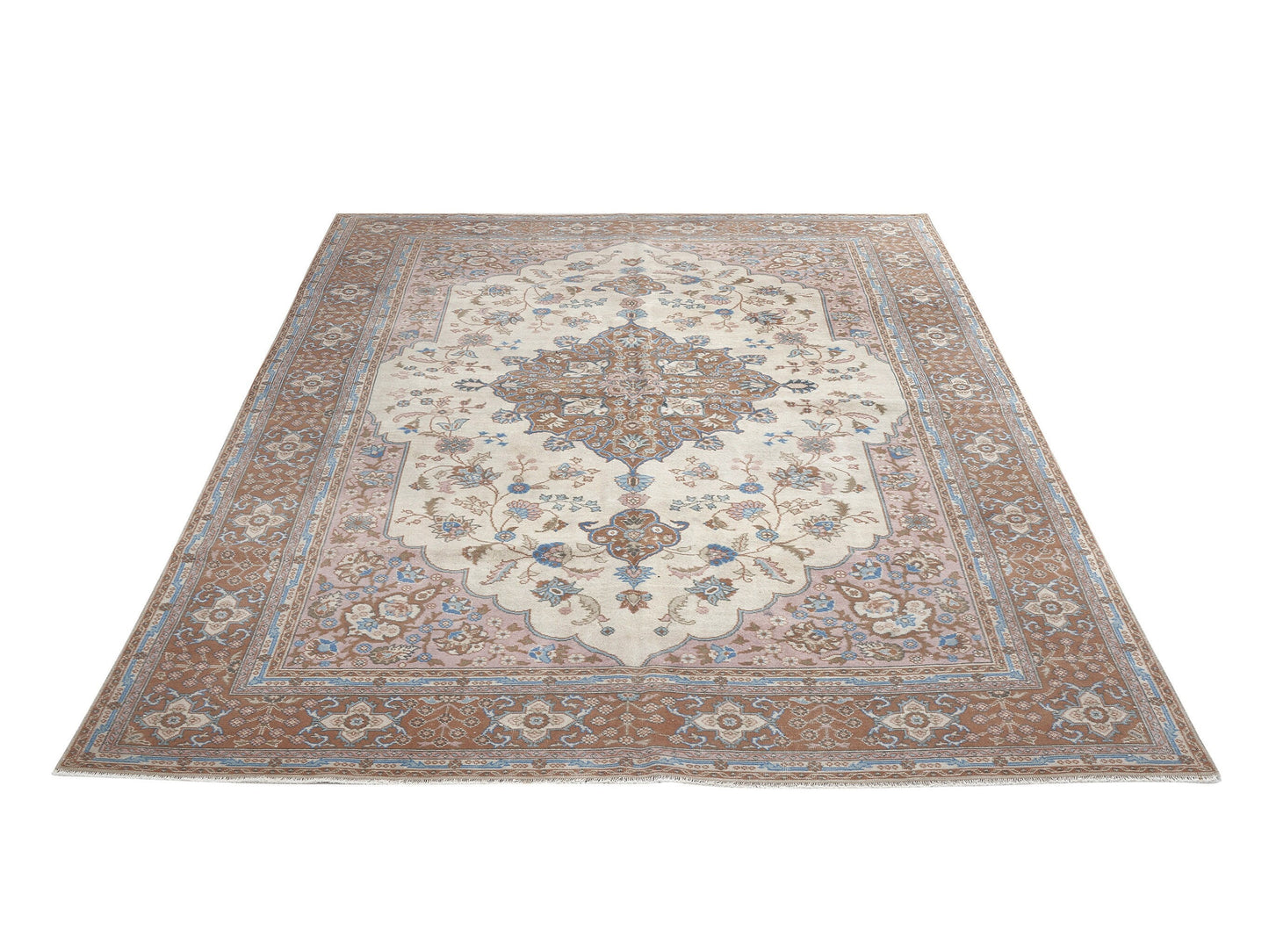 Turkish Oushak Rug, Vintage Handmade Rug, Area Floor Rug, Living Room Rug, Primitive Rug, Anatolia Rustic Rug, Turkey Rug, Rug 6x9, 11466