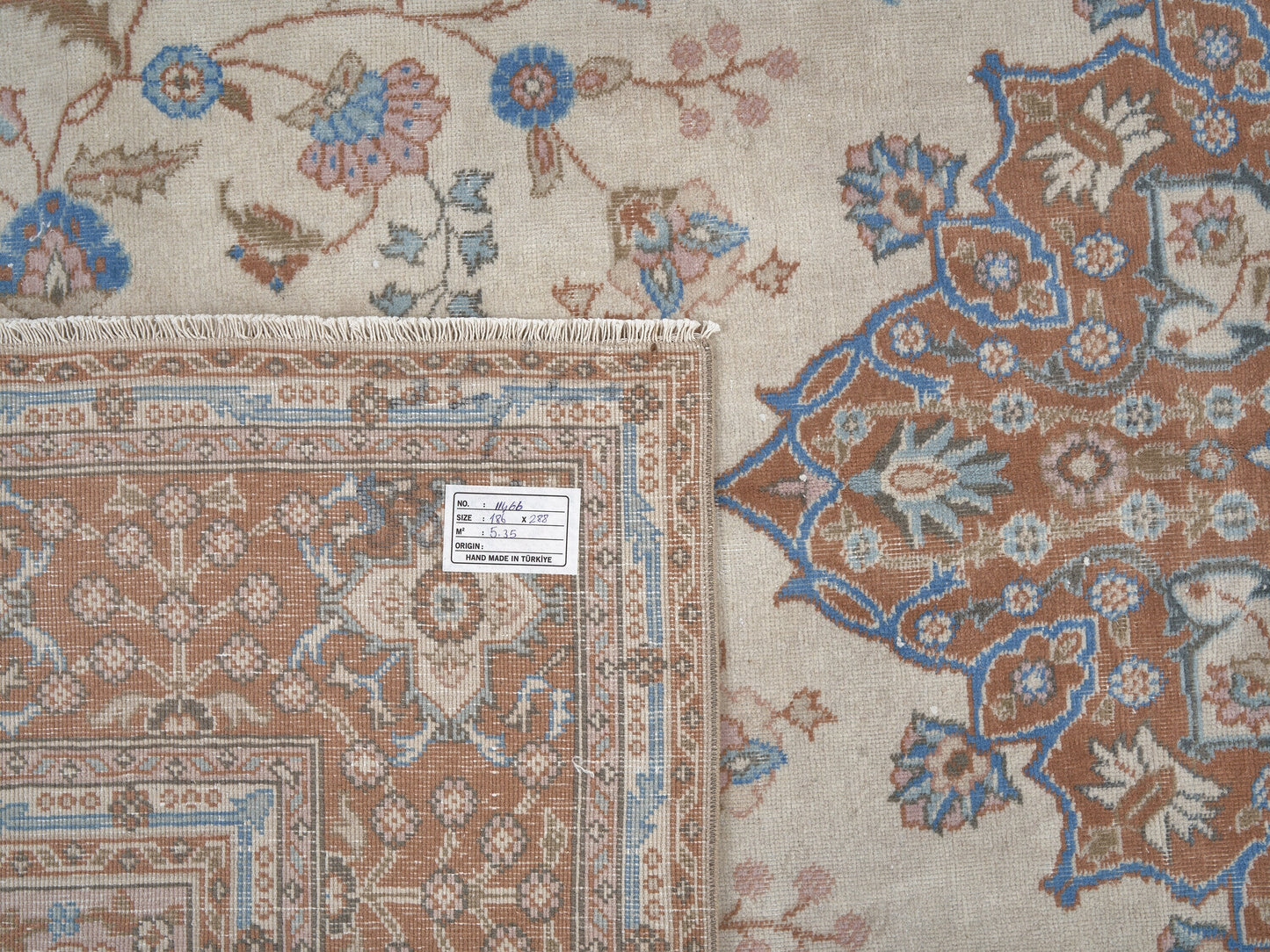 Turkish Oushak Rug, Vintage Handmade Rug, Area Floor Rug, Living Room Rug, Primitive Rug, Anatolia Rustic Rug, Turkey Rug, Rug 6x9, 11466