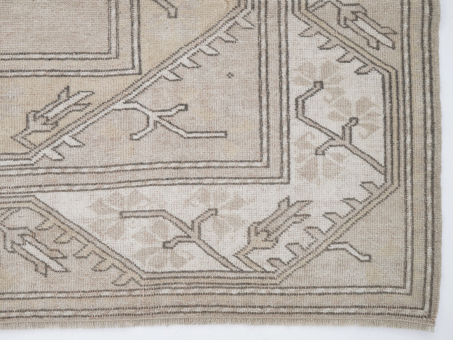 Turkish Handmade Rug, Vintage Unique Rug, Oushak Faded Rug, Scandinavian Rug, Office Rug, Turkish Carpet, Turkey Rug, Rug 5x8, 12373