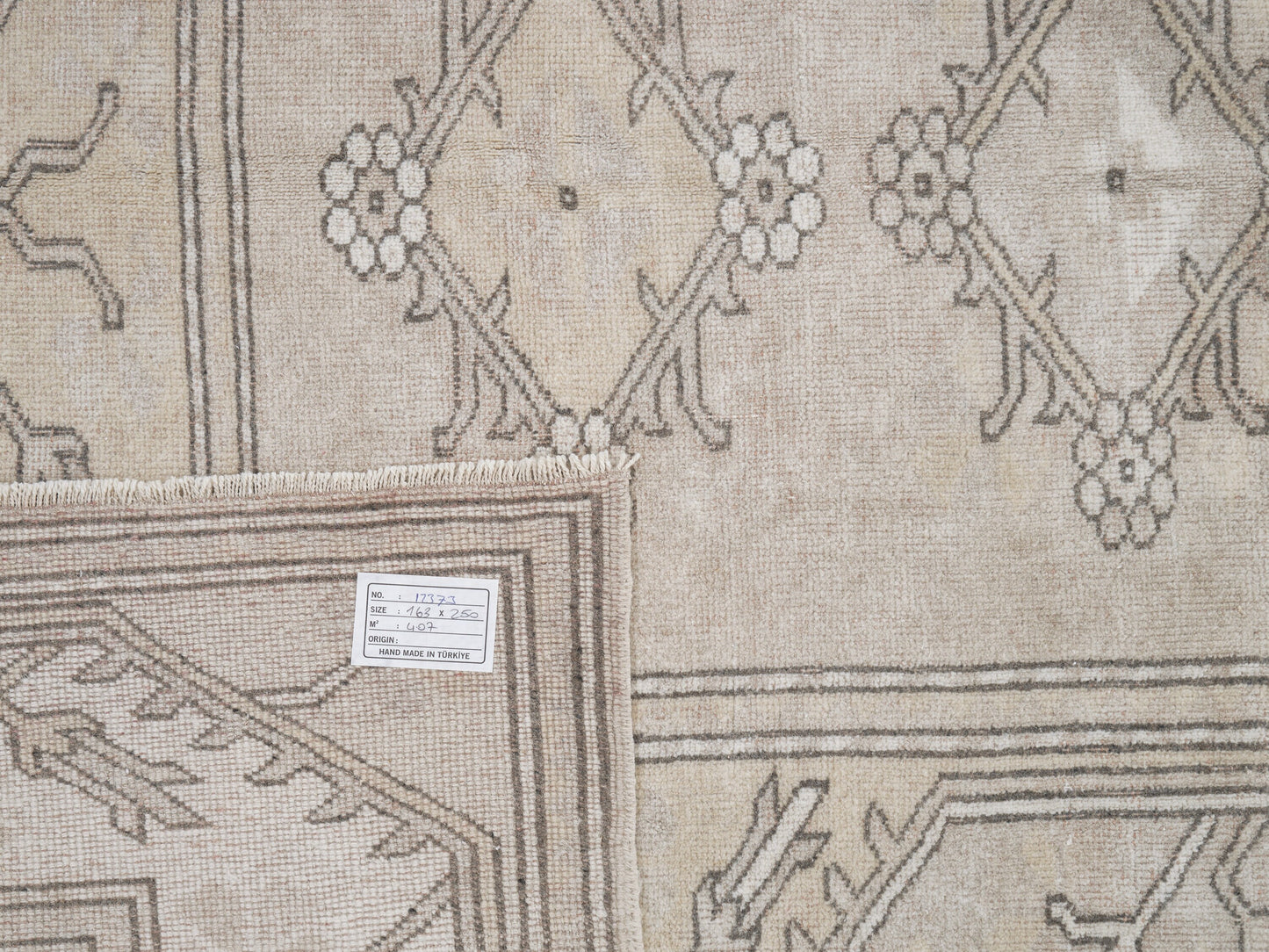 Turkish Handmade Rug, Vintage Unique Rug, Oushak Faded Rug, Scandinavian Rug, Office Rug, Turkish Carpet, Turkey Rug, Rug 5x8, 12373
