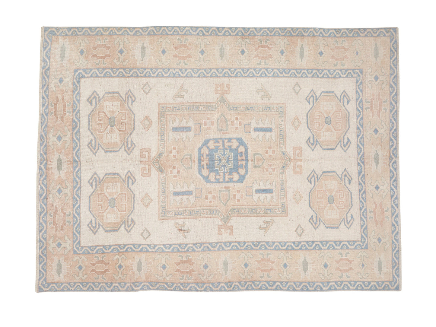 Turkish Rug, Vintage Rug, Handmade Rug, Neutral Rug, Rug 6x8, Area Rug, Turkey Rug, Living Room Rug, Carpet Rug, Coastal Decor, 9990