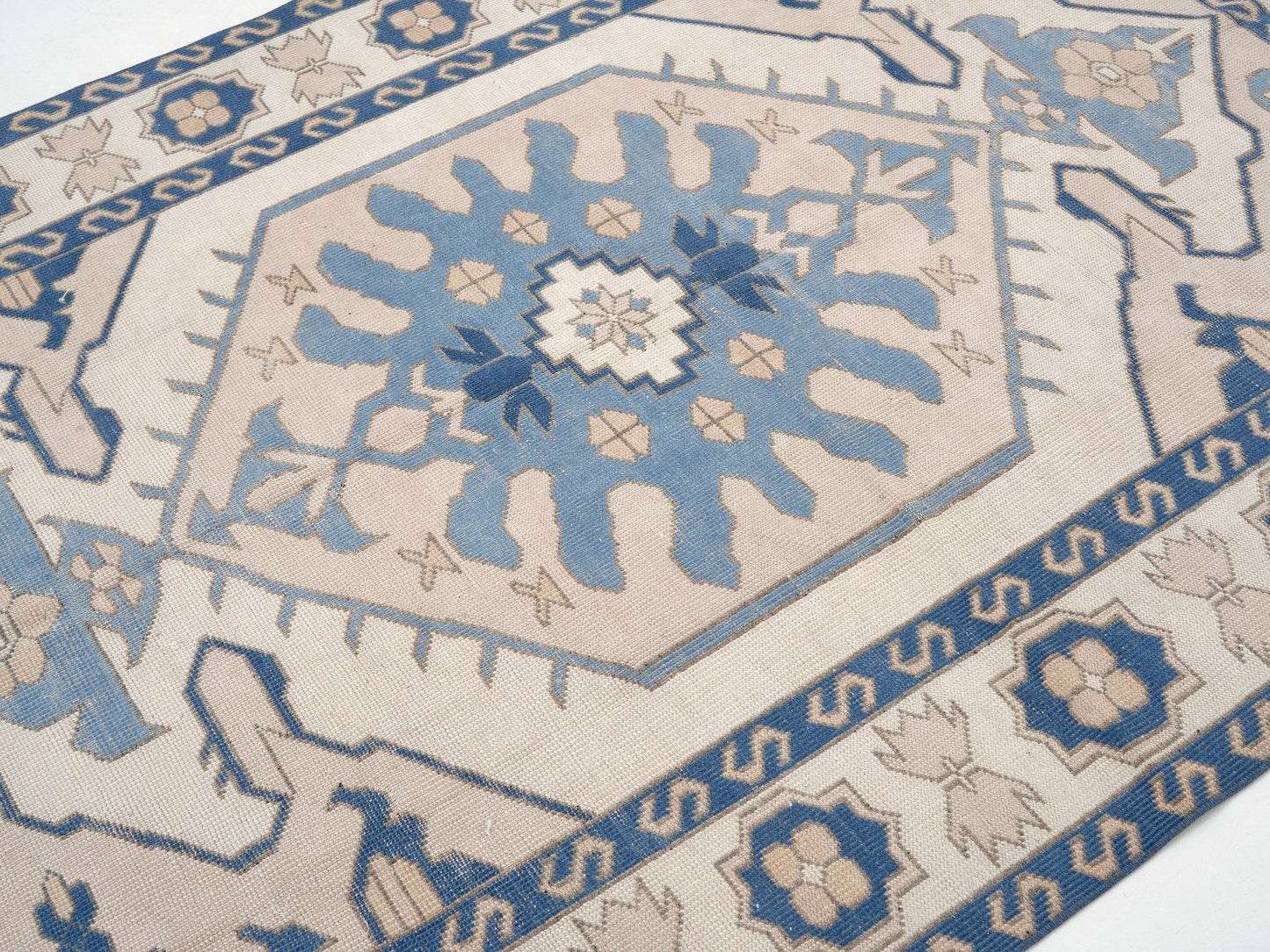 Turkish Oushak Rug, Vintage Handmade Rug, Area Eclectic Rug, Neutral Unique Rug, Wool Rug, Nursery Rug,Turkey Rug, Rug 5x8, Carpet Rug, 9993