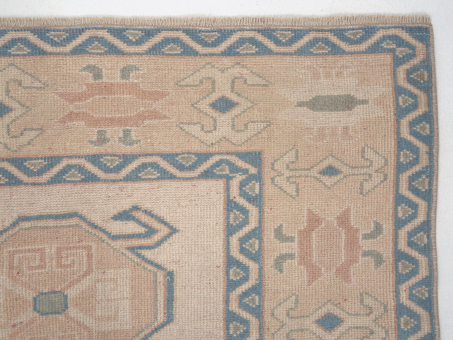 Turkish Rug, Vintage Rug, Handmade Rug, Neutral Rug, Rug 6x8, Area Rug, Turkey Rug, Living Room Rug, Carpet Rug, Coastal Decor, 9990