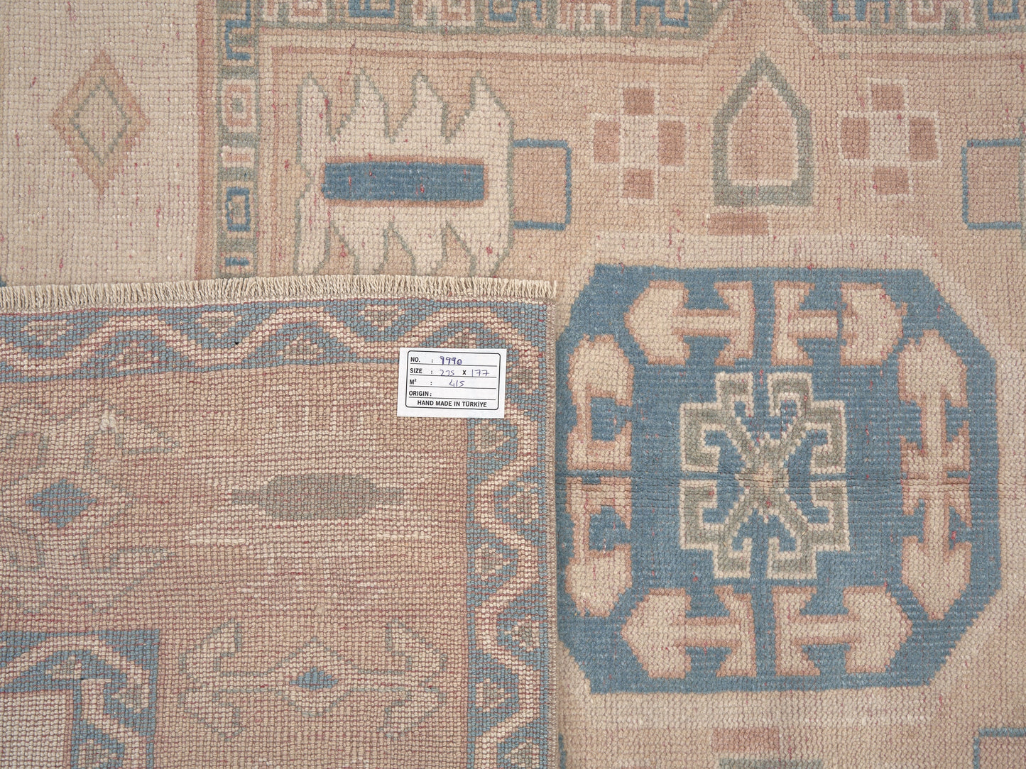 Turkish Rug, Vintage Rug, Handmade Rug, Neutral Rug, Rug 6x8, Area Rug, Turkey Rug, Living Room Rug, Carpet Rug, Coastal Decor, 9990
