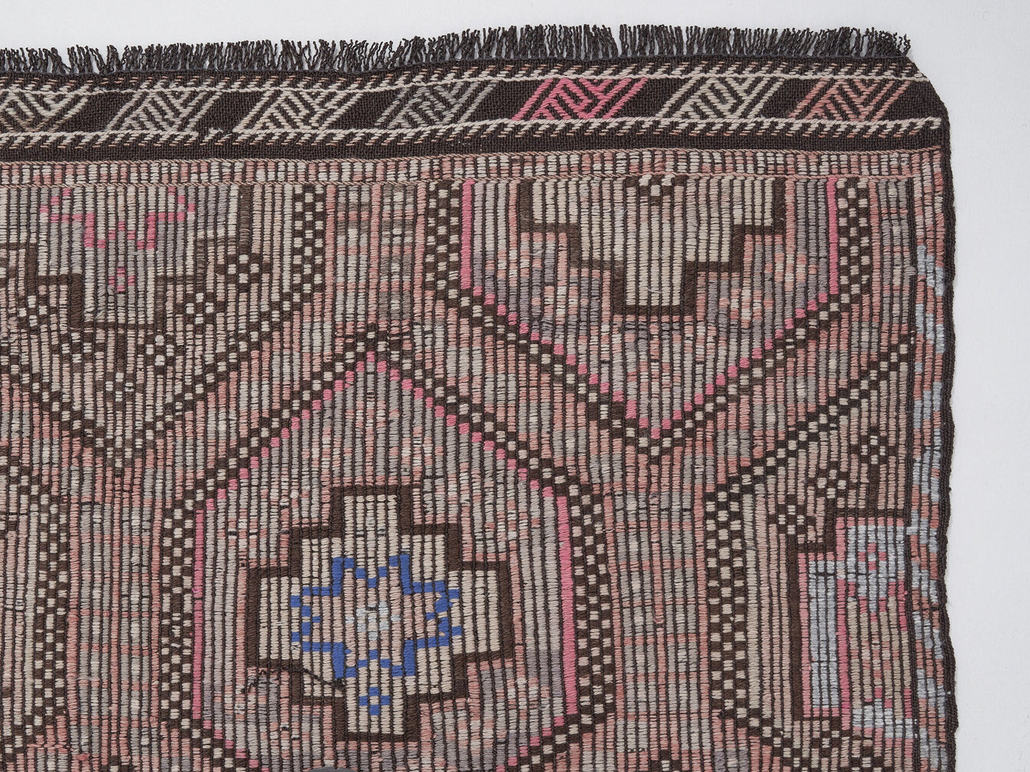 Bohemian Kilim Rug, Turkish Kilim, Vintage Kilim, Handmade Eclectic Muted Kilim Rug, Area Rug, Turkish Kilim Rug, Kilim Rug 6x10, 11196