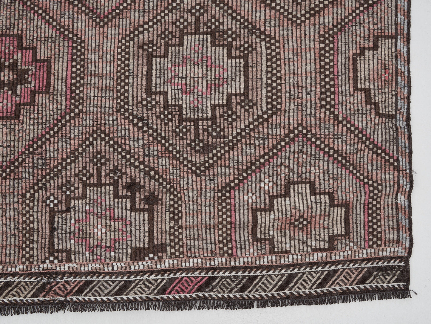 Bohemian Kilim Rug, Turkish Kilim, Vintage Kilim, Handmade Eclectic Muted Kilim Rug, Area Rug, Turkish Kilim Rug, Kilim Rug 6x10, 11196
