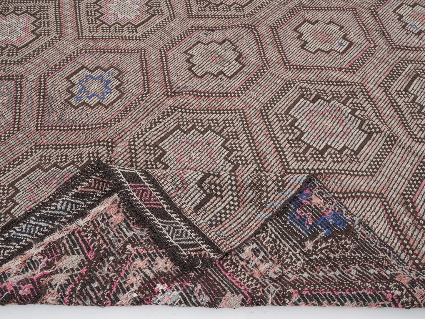 Bohemian Kilim Rug, Turkish Kilim, Vintage Kilim, Handmade Eclectic Muted Kilim Rug, Area Rug, Turkish Kilim Rug, Kilim Rug 6x10, 11196