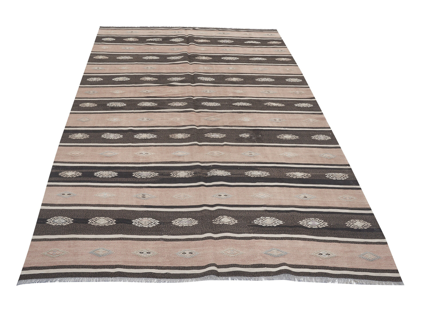 Turkish Kilim, Vintage Kilim, Kilim Rug, Area Faded Kilim Rug, Entryway Rug, Handmade Unique Eclectic Kilim Rug, Kilim Rug 6x10, 11190