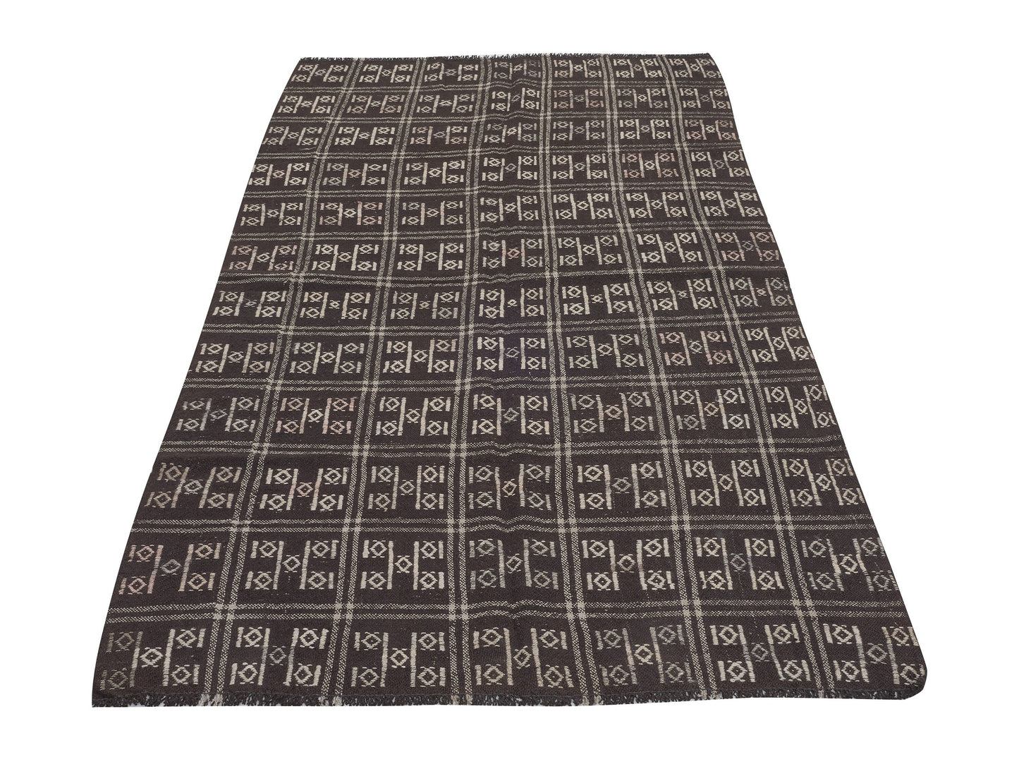 Turkish Kilim, Vintage Rustic Kilim Rug, Handmade Anatolia Primitive Kilim Rug,Turkish Kilim Rug, Rug Kilim, Office Rug,Kilim Rug 5x8, 11177