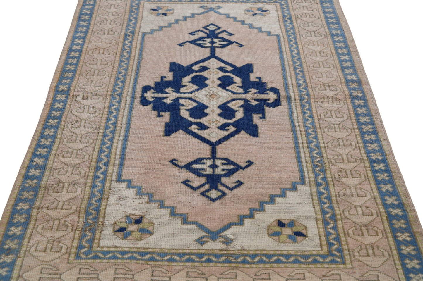 Orient Oushak Rug, Small Area Rug, 5x6 Rug, Vintage Turkish Oushak Rug, Anatolia Carpet rug, Handmade Wool Rug Made in Turkey 1970's , 10072