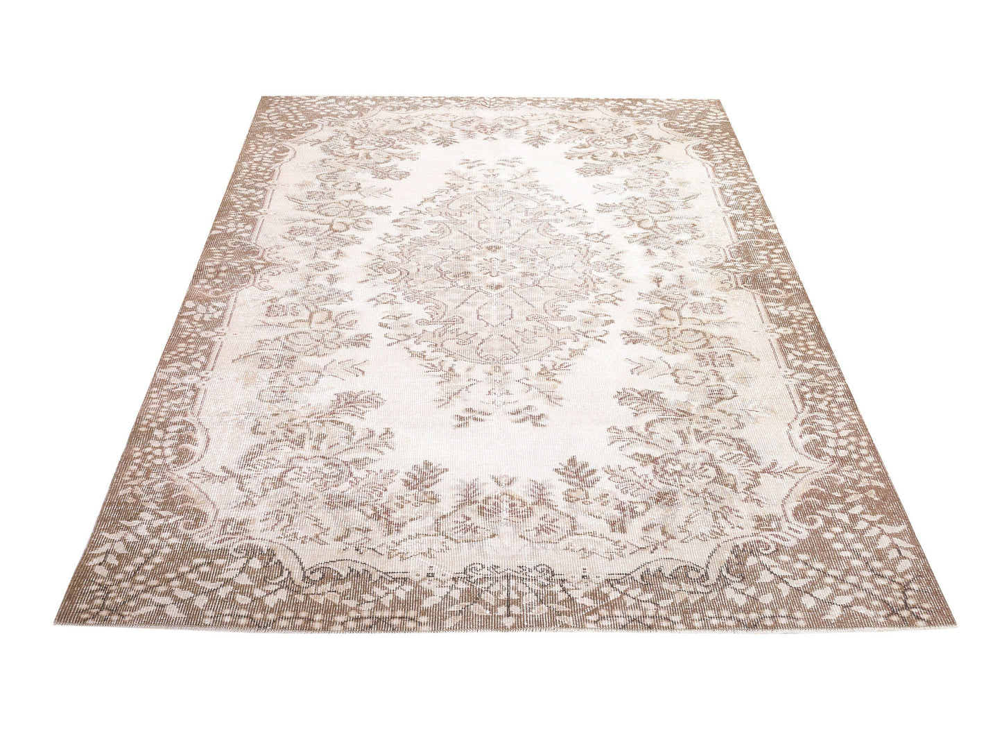 Oushak Rug, Turkish Handmade Area Rug, Vintage Unique Rustic Rug, Turkey Rug, Neutral Rug, Primitive Rug, Kid Room Rug, Rug 5x9, 10390