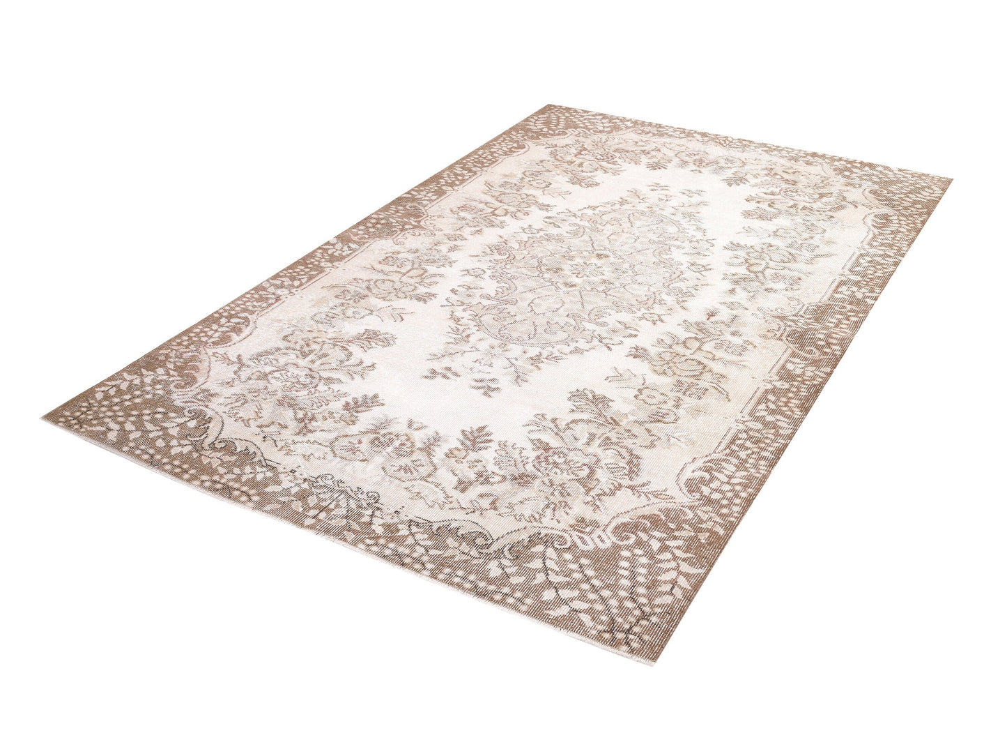Oushak Rug, Turkish Handmade Area Rug, Vintage Unique Rustic Rug, Turkey Rug, Neutral Rug, Primitive Rug, Kid Room Rug, Rug 5x9, 10390