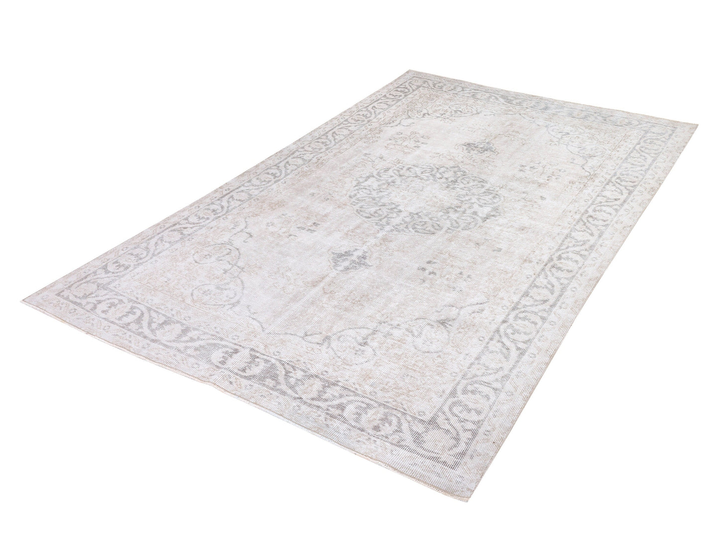 Neutral Rug, Vintage Oushak Rug, Turkish Area Rug, Handmade Unique Faded Rug, Living Room Rug, Turkey Rug, Rug 5x8, Carpet Rug, 10438