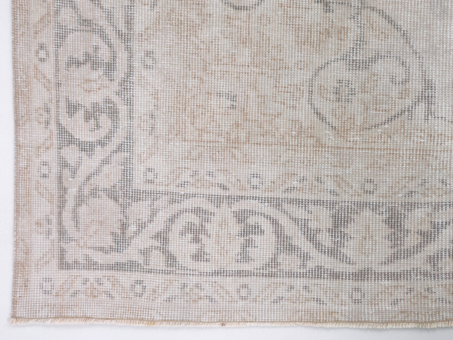 Neutral Rug, Vintage Oushak Rug, Turkish Area Rug, Handmade Unique Faded Rug, Living Room Rug, Turkey Rug, Rug 5x8, Carpet Rug, 10438