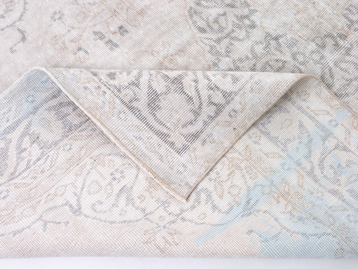Neutral Rug, Vintage Oushak Rug, Turkish Area Rug, Handmade Unique Faded Rug, Living Room Rug, Turkey Rug, Rug 5x8, Carpet Rug, 10438