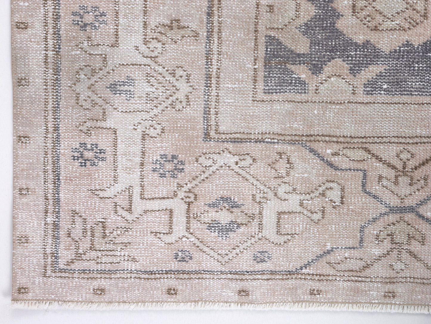Vintage Rug, Turkish Oushak Rug, Handmade Area Muted Rug, Neutral Floor Rug, Scandinavian Rug, Living Room Rug, Turkey Rug, Rug 6x9, 10467