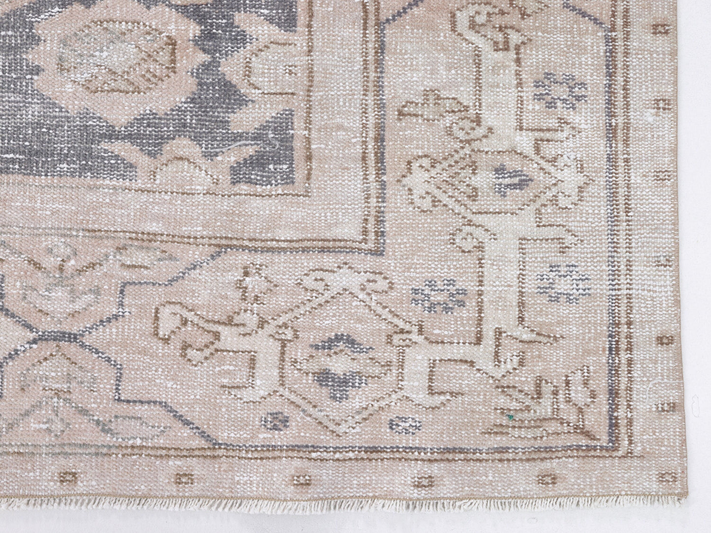 Vintage Rug, Turkish Oushak Rug, Handmade Area Muted Rug, Neutral Floor Rug, Scandinavian Rug, Living Room Rug, Turkey Rug, Rug 6x9, 10467