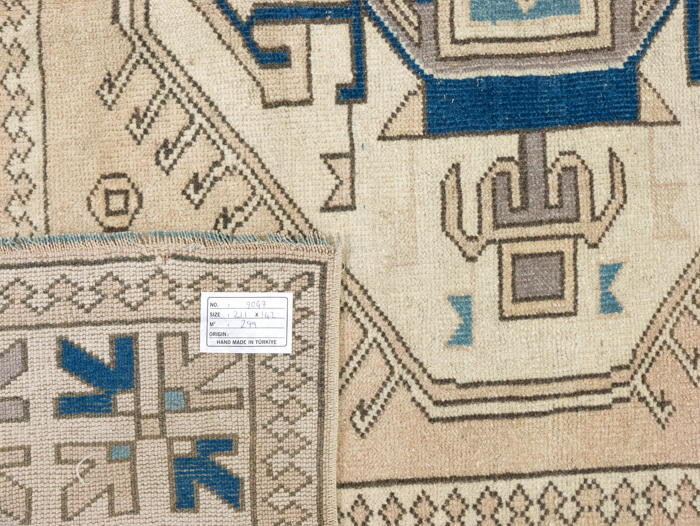 Bohemian Oushak Rug, Bedroom Rug, Turkish Rug, Handmade Vintage Eclectic Rug, Area Floor Rug, Rug 5x7, Carpet Rug, Vintage Carpet Rug, 9047