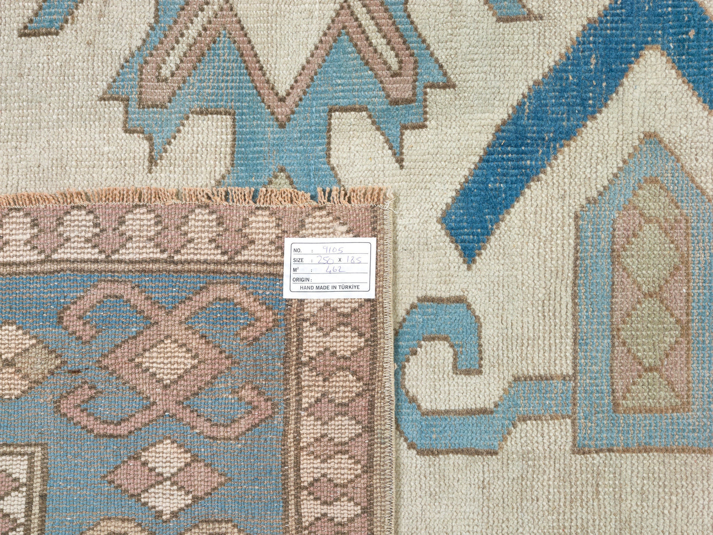 Handmade Anatolia Rug, Office Rug, Turkish Oushak Rug, Vintage Rug, Neutral Muted Rug, Carpet Rug, Rug 6x8, Area Rug, Turkish Carpet, 9105