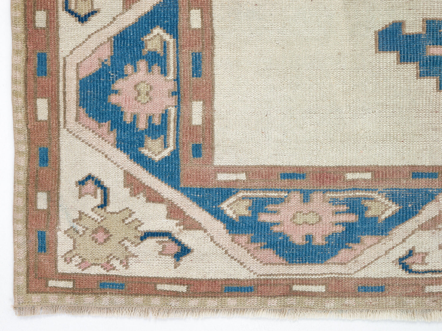 Handmade Rug, Area Old Rug, Vintage Oushak Rug, Turkish Bohemian Unique Rug, Neutral Eclectic Rug, Office Rug, Carpet Rug, Rug 5x6, 9503