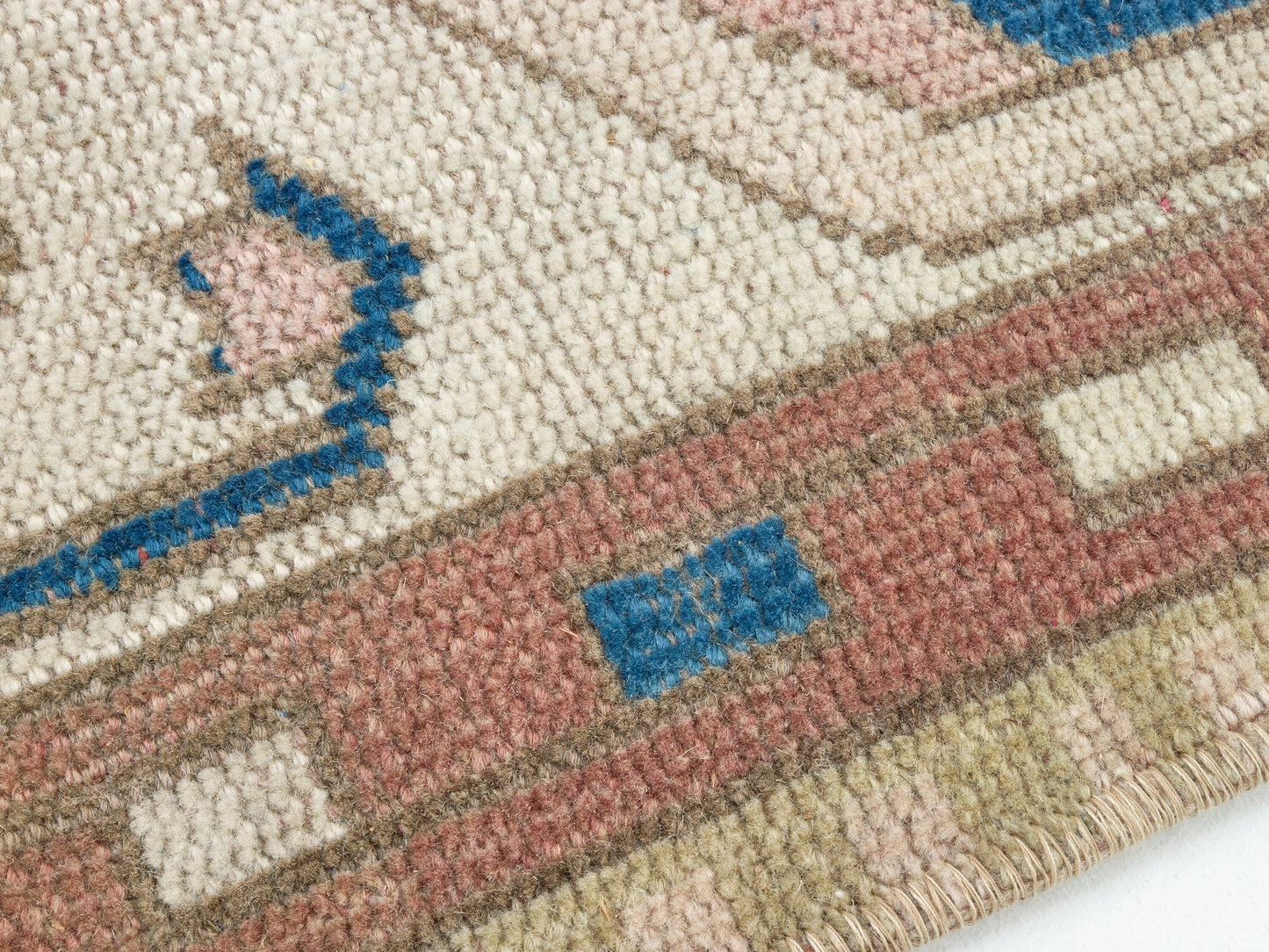 Handmade Rug, Area Old Rug, Vintage Oushak Rug, Turkish Bohemian Unique Rug, Neutral Eclectic Rug, Office Rug, Carpet Rug, Rug 5x6, 9503