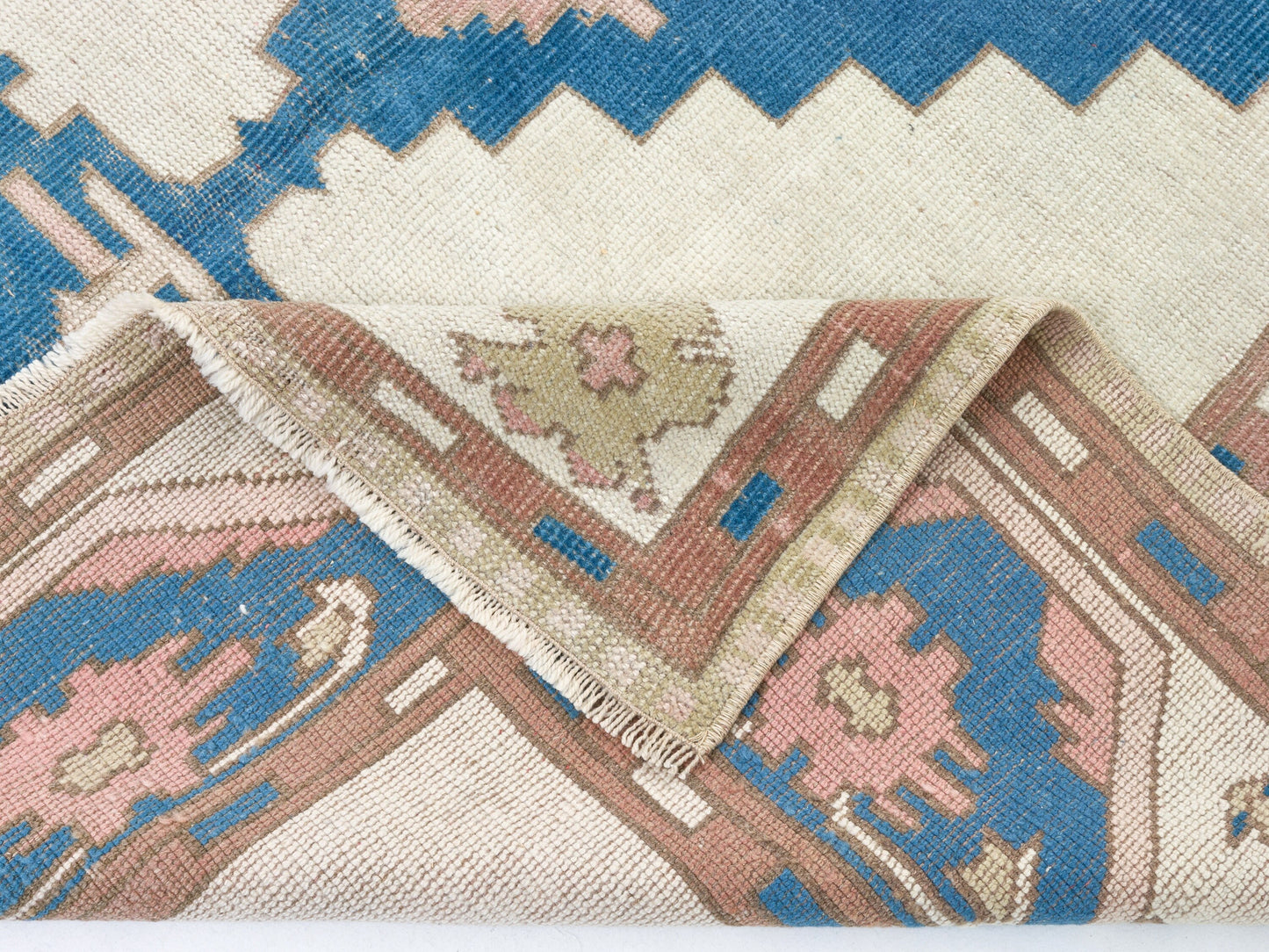 Handmade Rug, Area Old Rug, Vintage Oushak Rug, Turkish Bohemian Unique Rug, Neutral Eclectic Rug, Office Rug, Carpet Rug, Rug 5x6, 9503
