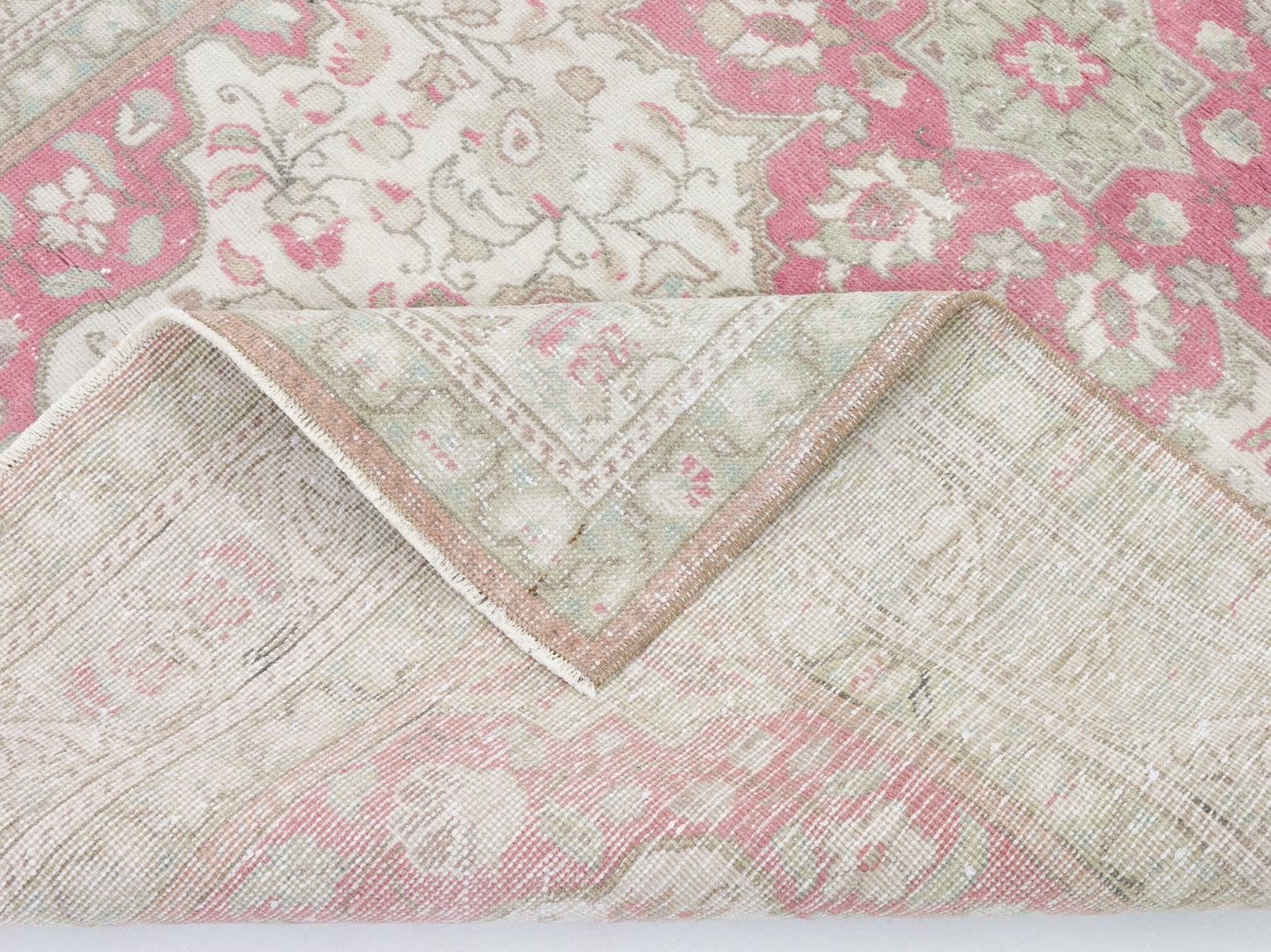 Oushak Rug 4x6, Handmade Faded Rug, Turkish Vintage Rug, Living Room Rug, Area Anatolia Rug, Neutral Rug, Bohemian Eclectic Rug, 10551