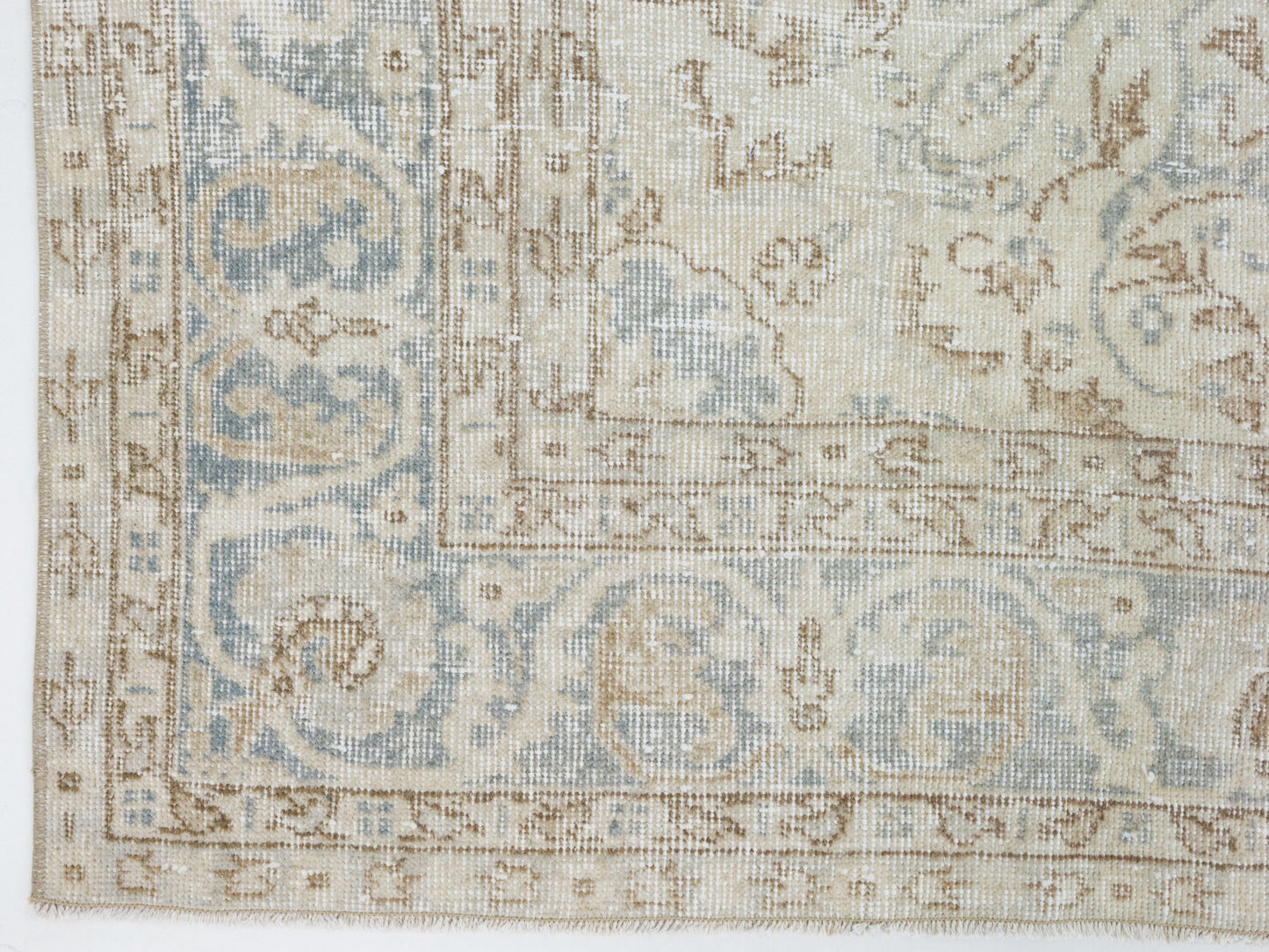 Oushak Rug, Vintage Rug, Living Room Rug, Rug 7x11, Turkish Handmade Unique Rug,Neutral Floor Rug, Area Antique Rug, Scandinavian Rug, 11015