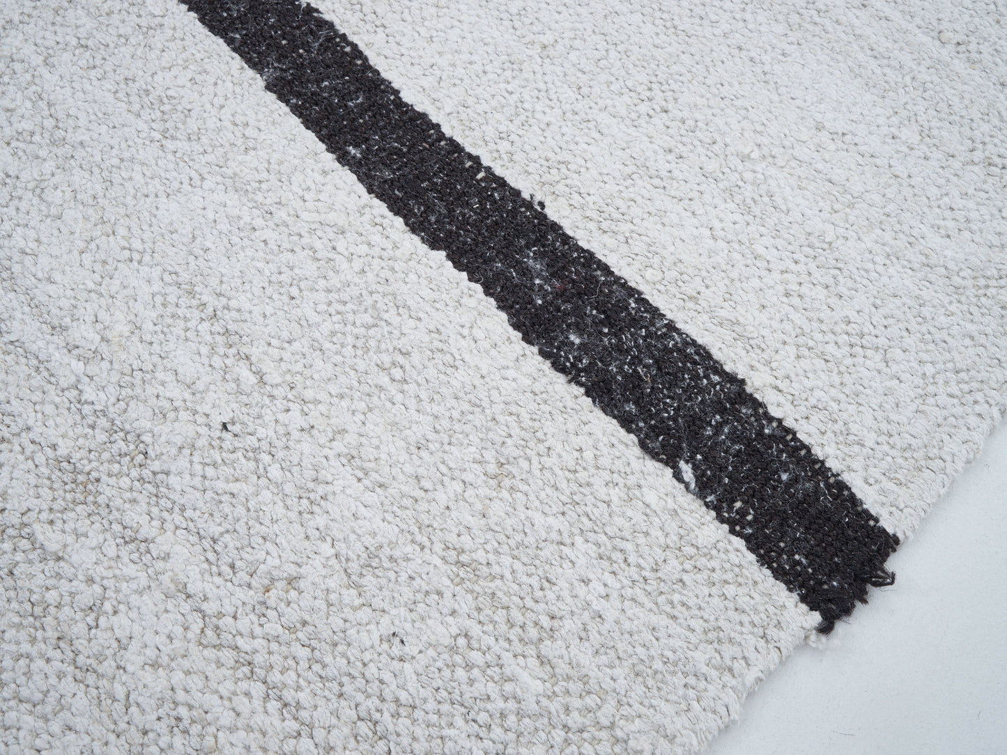 Kilim rug White 9x12, Handmade Turkish Vintage Kilim rug, White Plain Large Oversize Rug, Vintage White Hemp Kilim Rug, Contemporary, 12168