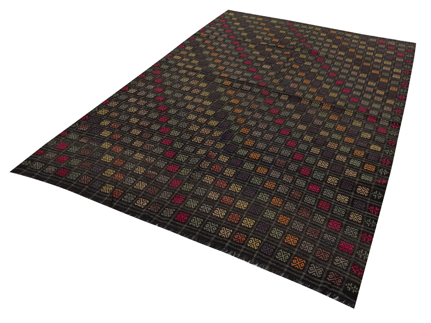 Unique Vintage Kilim, Kilim Rug 7x9, Turkish Kilim, Kilim Rug, Entryway Rug, Bohemian Eclectic Kilim Rug, Turkish Kilim Rug, 10523