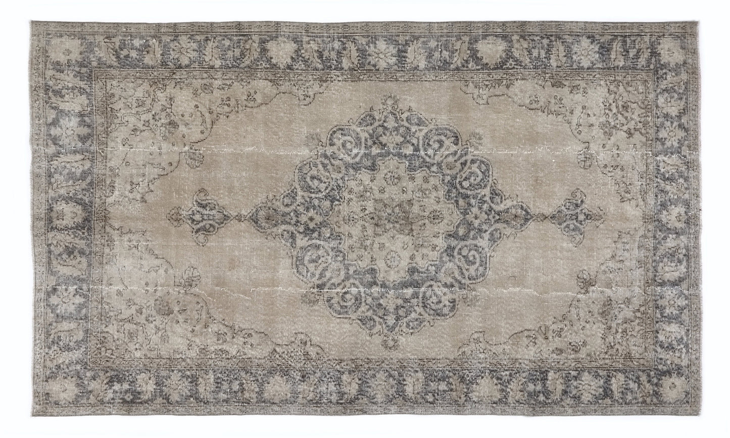 Medallion Oushak Rug, Turkish rug, Vintage Rug, Area rug, Carpet rug, Wool rug, Bedroom rug, Entryway rug, Handmade rug, 5x9 Rug, 9575