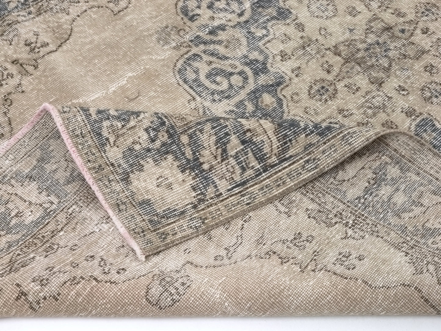 Medallion Oushak Rug, Turkish rug, Vintage Rug, Area rug, Carpet rug, Wool rug, Bedroom rug, Entryway rug, Handmade rug, 5x9 Rug, 9575