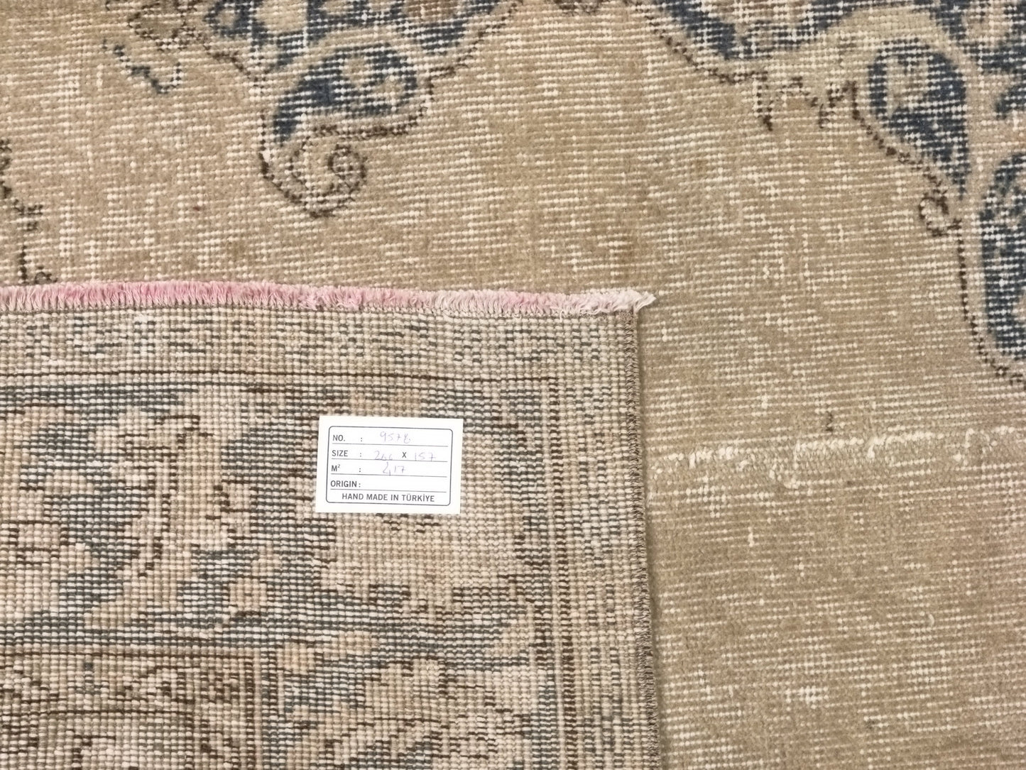 Medallion Oushak Rug, Turkish rug, Vintage Rug, Area rug, Carpet rug, Wool rug, Bedroom rug, Entryway rug, Handmade rug, 5x9 Rug, 9575