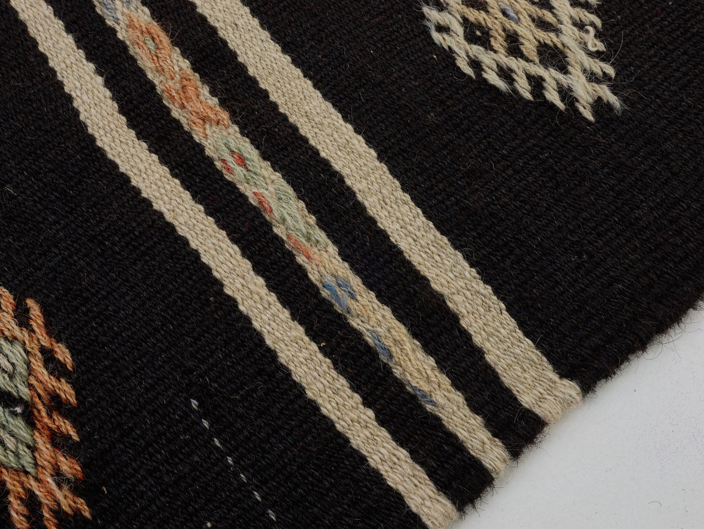 Kilim Rug 6x10, Turkish Kilim, Vintage Kilim, Handmade Unique Black Kilim Rug, Eclectic Rug, Rug Kilim, Entryway Rug, Flat Weave Rug, 10516
