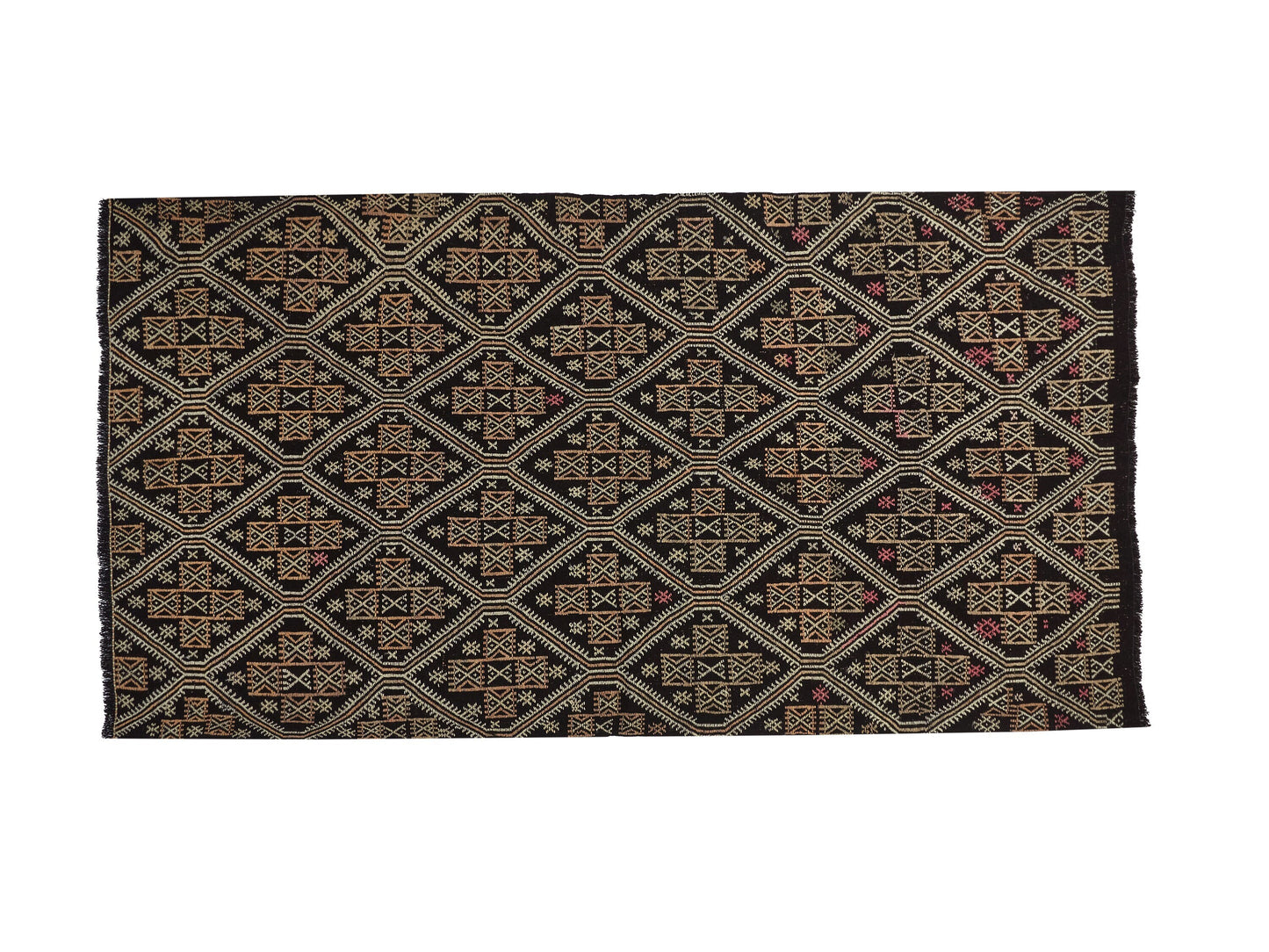 Kilim Rug 5x9, Vintage Kilim, Handmade Anatolia Kilim Rug, Neutral Rug, Turkish Kilim, Turkish Bohemian Kilim Rug, Office Rug, 10512