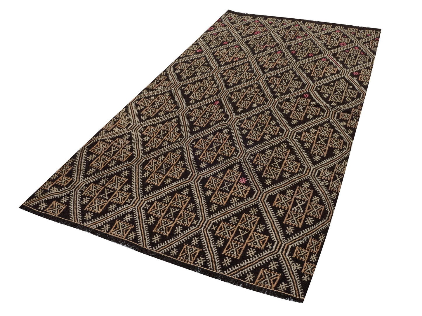 Kilim Rug 5x9, Vintage Kilim, Handmade Anatolia Kilim Rug, Neutral Rug, Turkish Kilim, Turkish Bohemian Kilim Rug, Office Rug, 10512