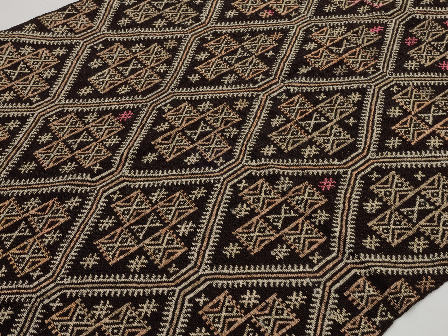 Kilim Rug 5x9, Vintage Kilim, Handmade Anatolia Kilim Rug, Neutral Rug, Turkish Kilim, Turkish Bohemian Kilim Rug, Office Rug, 10512