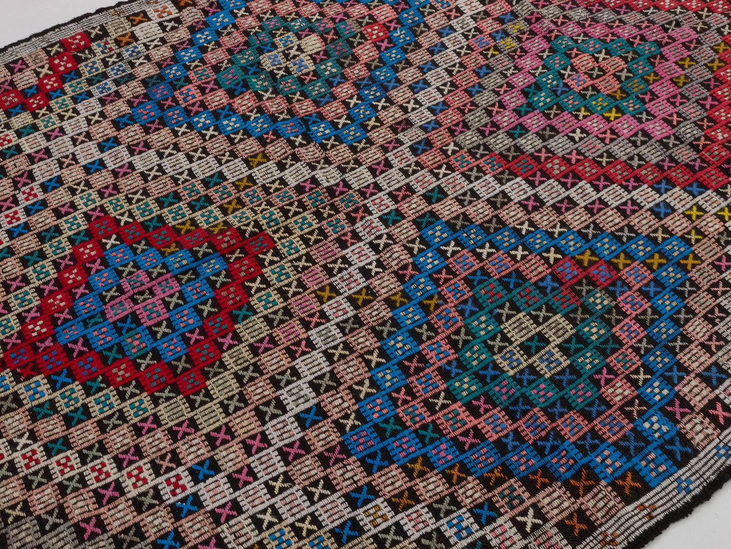 Vintage Kilim, Handmade Unique Colorful Kilim Rug, Turkish Kilim, Bohemian Eclectic Kilim Rug, Rug Kilim, Bedroom Rug, Kilim Rug 6x9, 10514