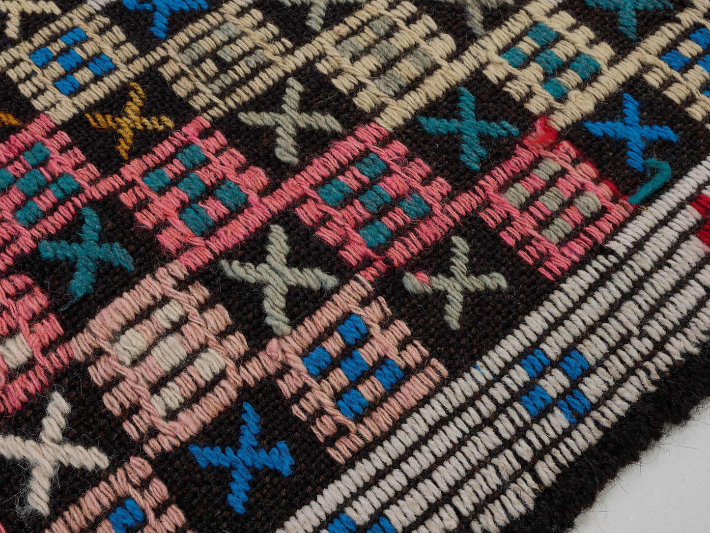 Vintage Kilim, Handmade Unique Colorful Kilim Rug, Turkish Kilim, Bohemian Eclectic Kilim Rug, Rug Kilim, Bedroom Rug, Kilim Rug 6x9, 10514