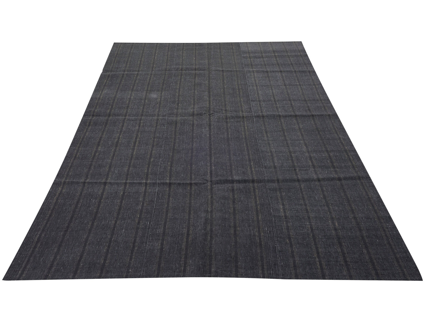 Blue Handmade Turkish Kilim Rug, Area Vintage Unique Kilim Rug, Flat weave, Bedroom rug, Entryway rug, Minimalist decor, Rug Kilim 6x10,9703