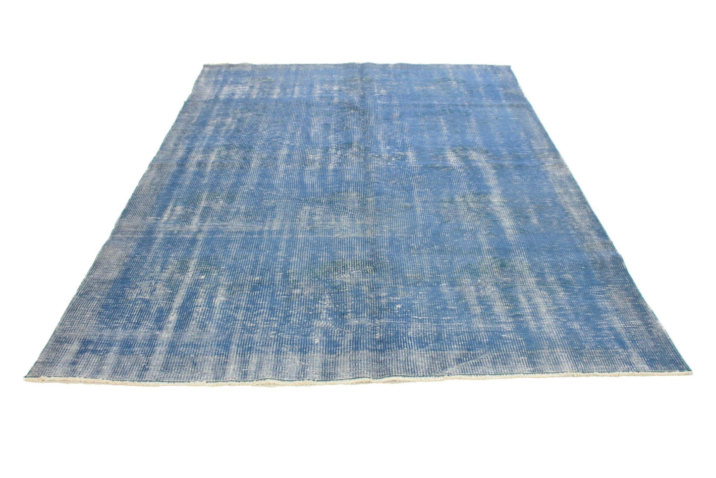 5x8 Rug,Turkish Rug Blue,Vintage Rug 5x8, Overdye Rug, Blue Rug 5x8, Handmade Carpet Rug, Coastal Decor, Living Room Rug,3301