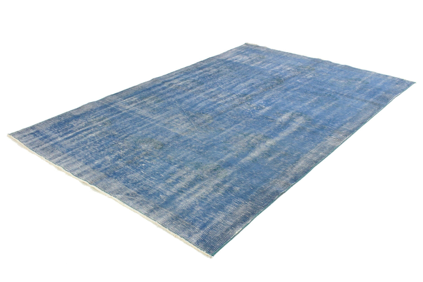 5x8 Rug,Turkish Rug Blue,Vintage Rug 5x8, Overdye Rug, Blue Rug 5x8, Handmade Carpet Rug, Coastal Decor, Living Room Rug,3301