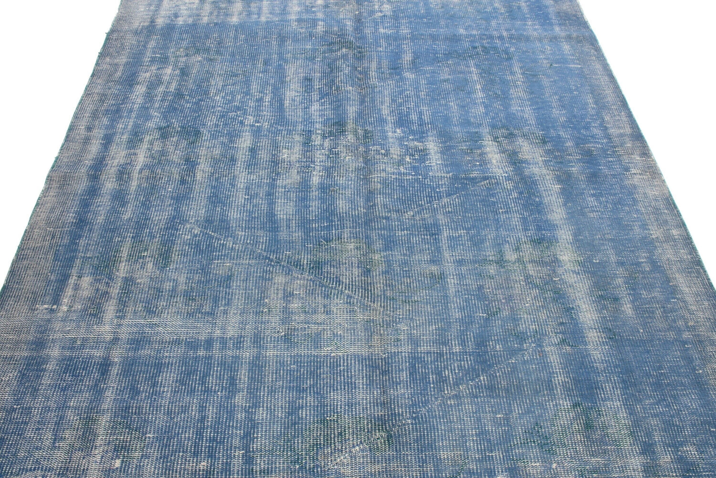 5x8 Rug,Turkish Rug Blue,Vintage Rug 5x8, Overdye Rug, Blue Rug 5x8, Handmade Carpet Rug, Coastal Decor, Living Room Rug,3301