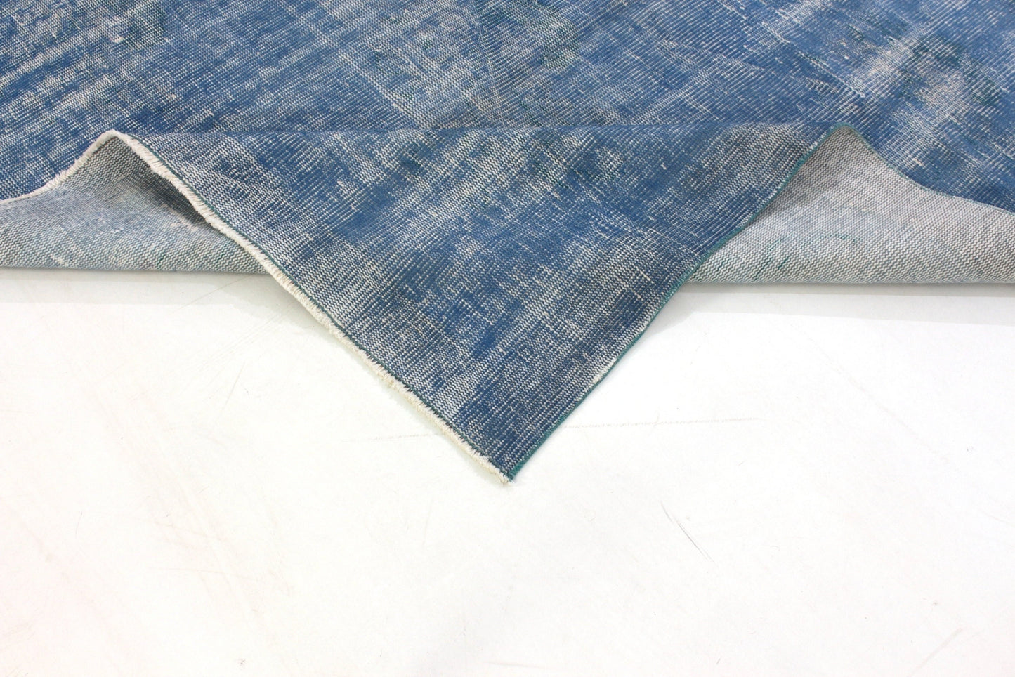 5x8 Rug,Turkish Rug Blue,Vintage Rug 5x8, Overdye Rug, Blue Rug 5x8, Handmade Carpet Rug, Coastal Decor, Living Room Rug,3301