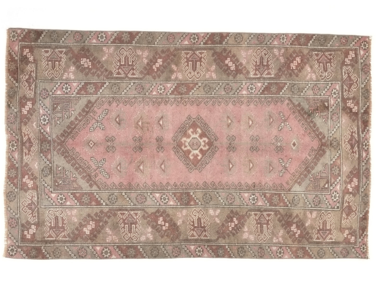Small Antique Oushak Rug, Turkish Vintage Oushak Rug, Bedroom rug, Unique Rug, Anatolia rug, Handmade rug, Area rug 4x6, 10050