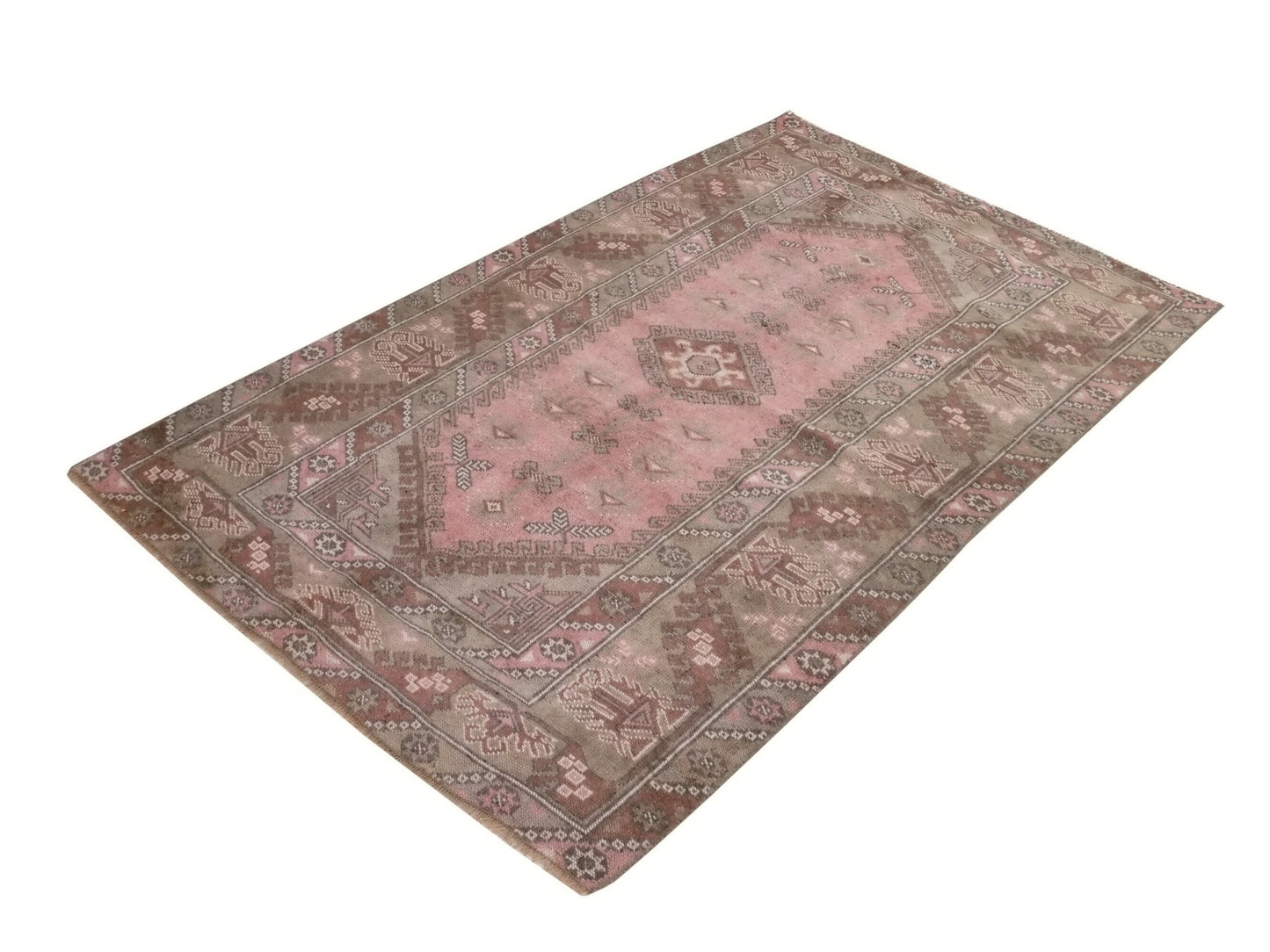 Small Antique Oushak Rug, Turkish Vintage Oushak Rug, Bedroom rug, Unique Rug, Anatolia rug, Handmade rug, Area rug 4x6, 10050