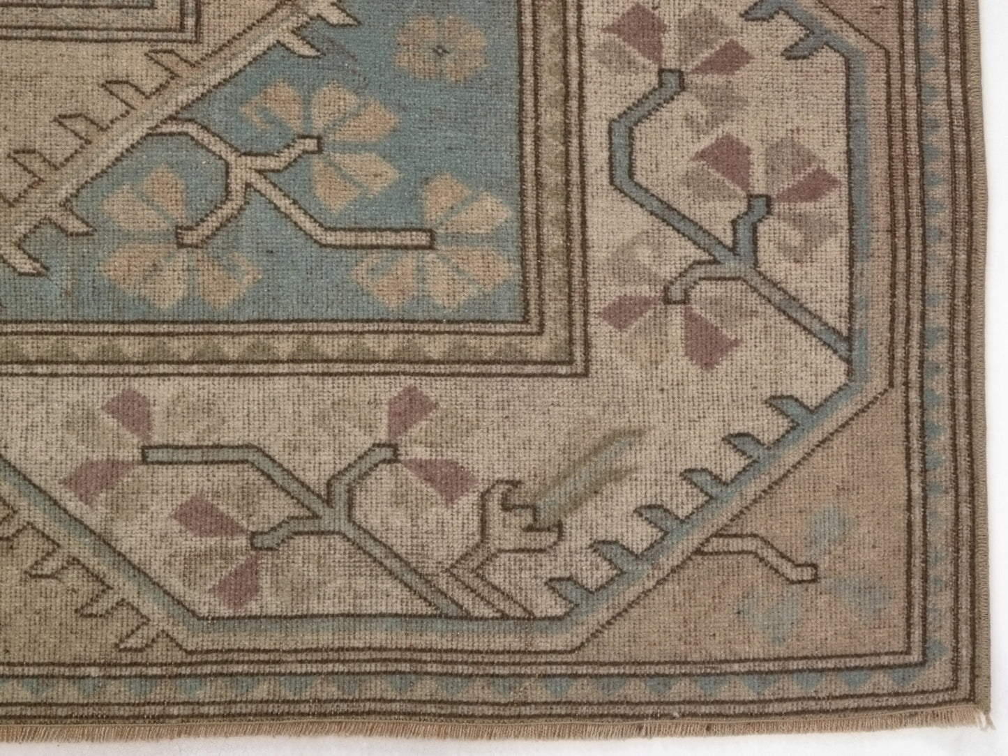 Neutral Oushak Rug, Turkish Rug Area, Vintage Rug Beige, 7x10 Rug, Handmade Anatolia Rug, Carpet rug, Muted Beige Faded Turkish Rug, 8867