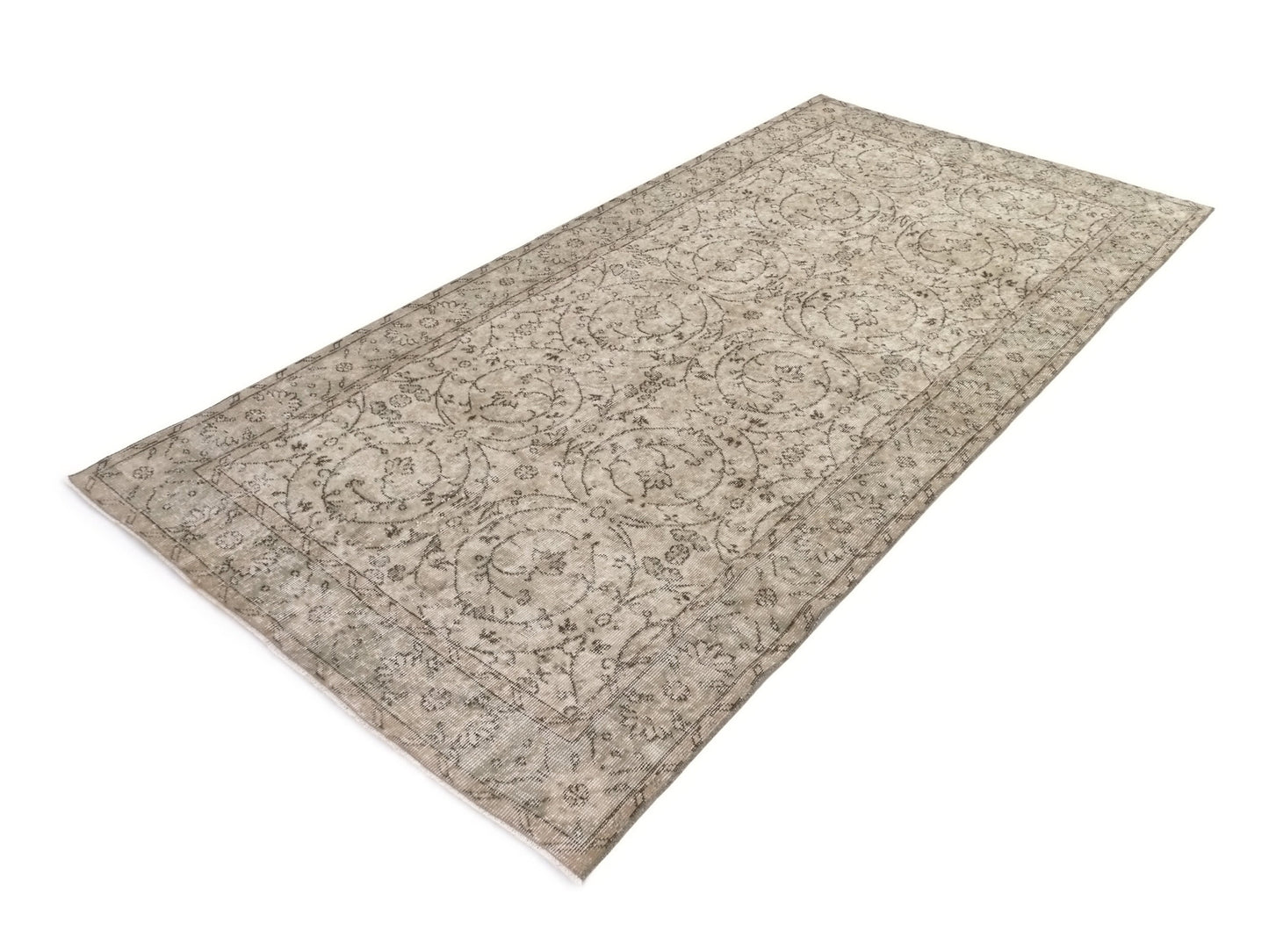 Oushak Carpet, Turkish Rug, Area Neutral Rug, Vintage Rug, Handmade Rug, Living room rug, 6x9 Area rug, Rustic Decor, Entryway rug, 10294