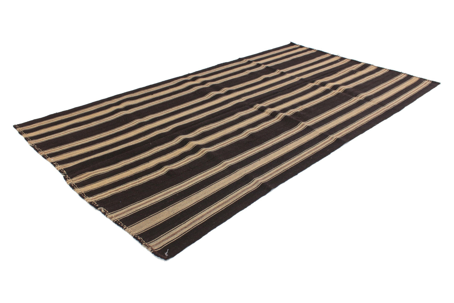 5x8 Brown Kilim Rug, Turkish Vintage Kilim Rug, Handmade Area Floor Rug, Modern Rug, Area Rug, Minimalist Decor, 6278